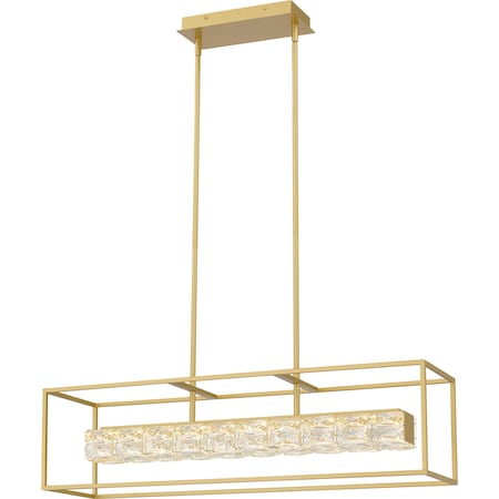 Quoizel Dazzle Integrated LED Soft Gold Island Light PCDZ136SGD
